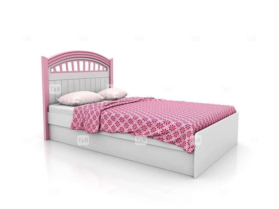 Tomyniki: Michael: кровать 120х190  (белый, розовый, зеленый, беж)