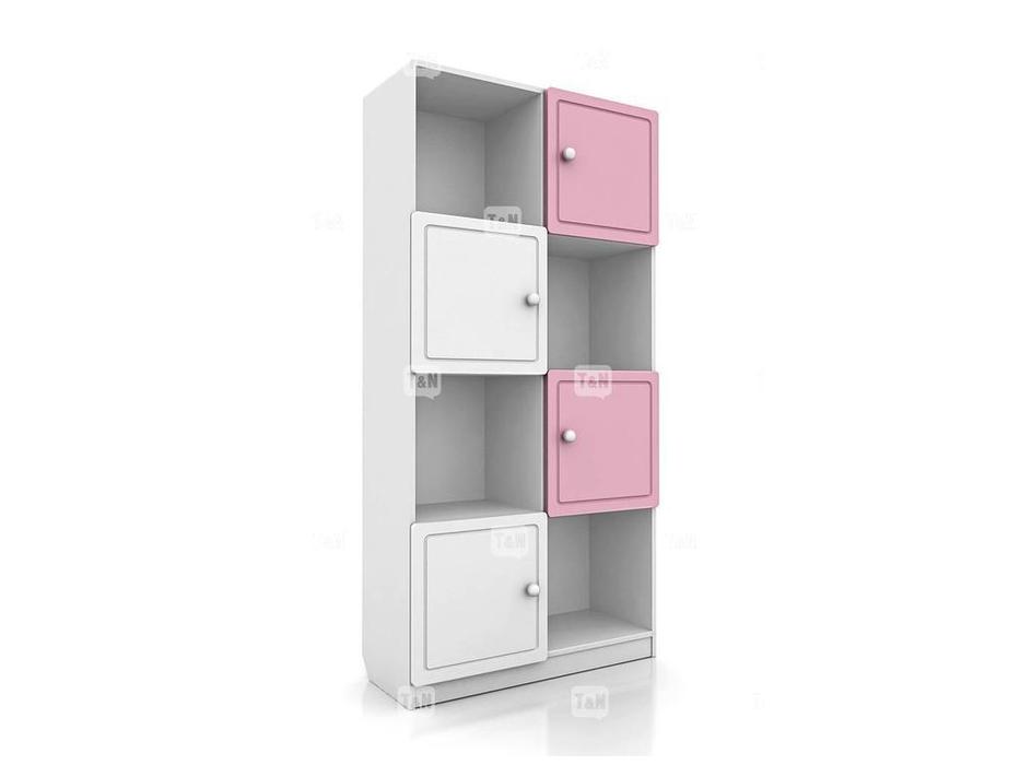 Tomyniki: Michael: шкаф книжный  (белый, розовый, зеленый, беж)