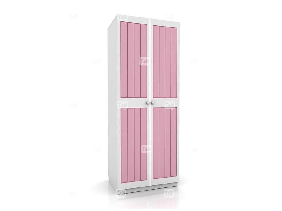 Tomyniki: Robin: шкаф 2-х дверный  (белый, розовый, голубой, беж)