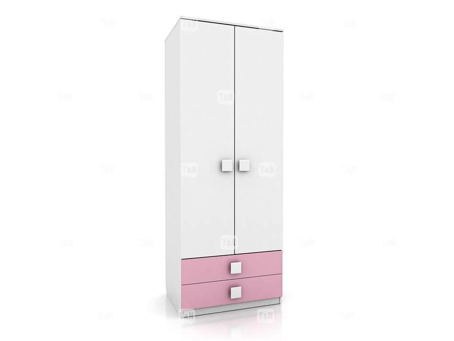 Tomyniki: Tracy: шкаф 2-х дверный  (цвет дуба, розовый, салатовый, голубой)
