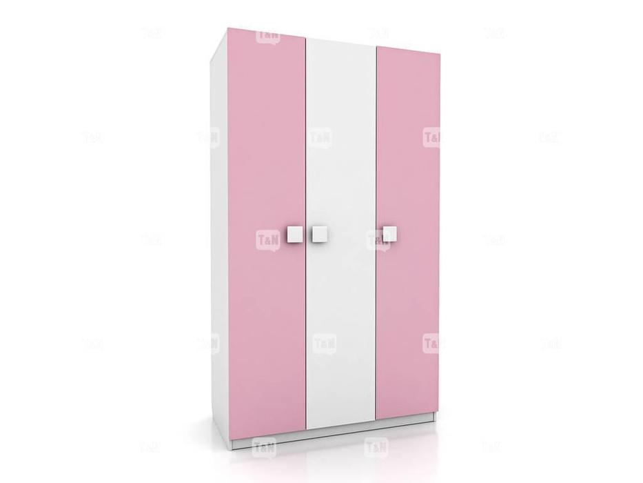 Tomyniki: Tracy: шкаф 3-х дверный  (цвет дуба, розовый, салатовый, голубой)