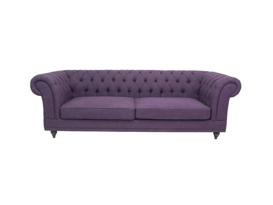 Interior: Neylan purple: диван 3-х местный  (ткань)