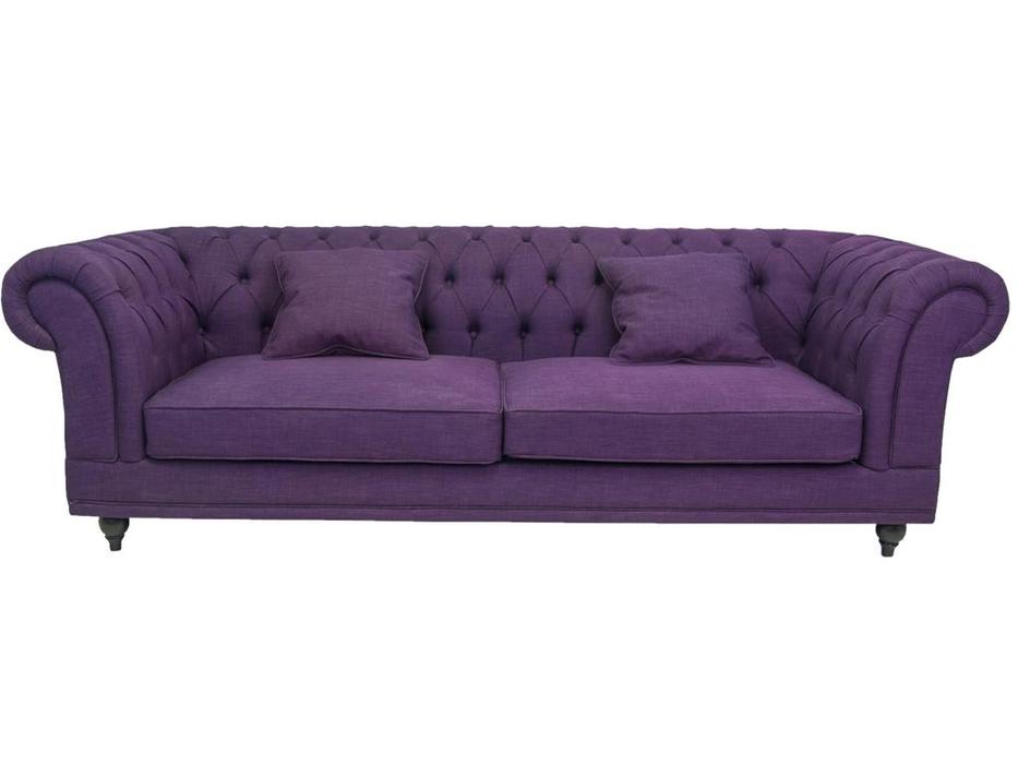 Interior: Neylan purple: диван 3-х местный  (фиолетовый)