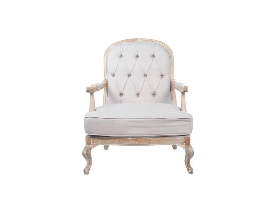 Interior: Honesta beige: кресло с пуфом  (ткань)