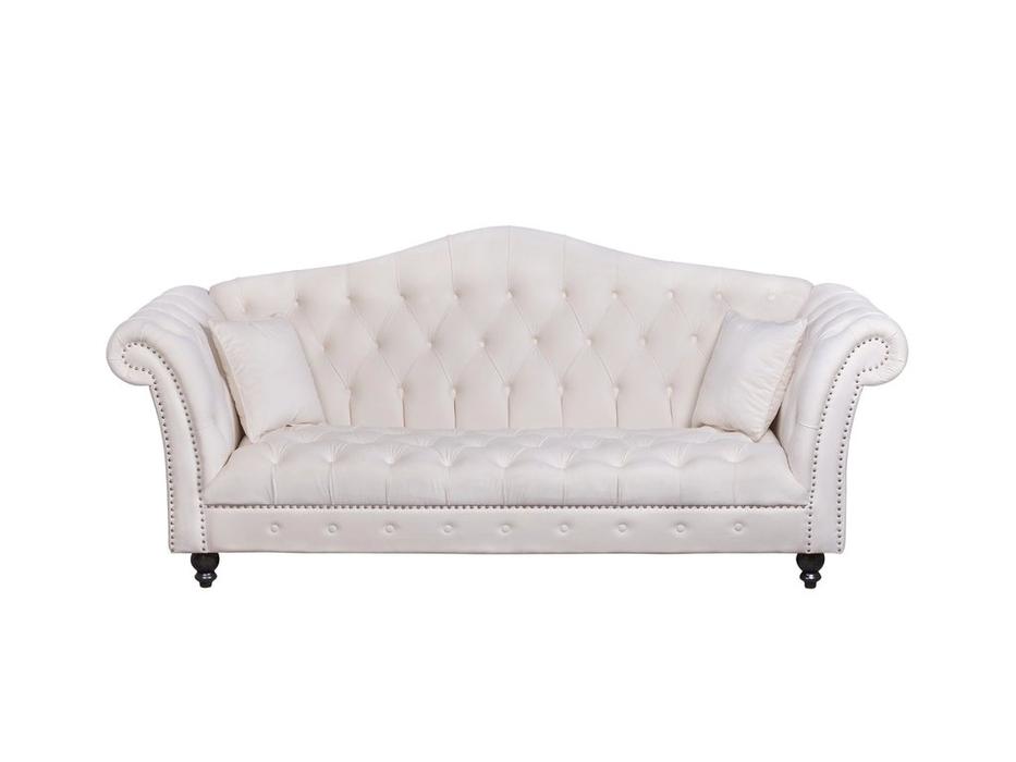 Interior: Calee Beige: диван 3 местный  (бежевый)