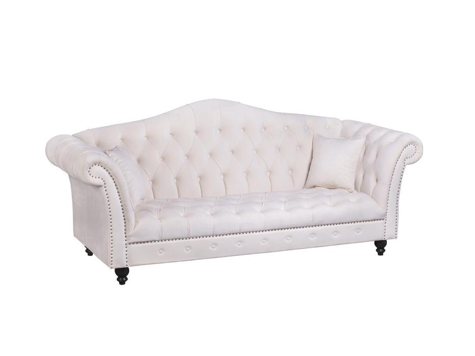 Interior: Calee Beige: диван 3 местный  (бежевый)