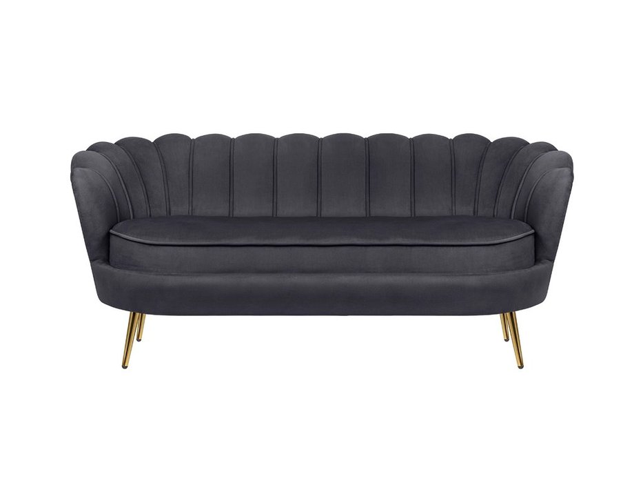 Interior: Pearl Triple: диван 3 местный ракушка (черный)