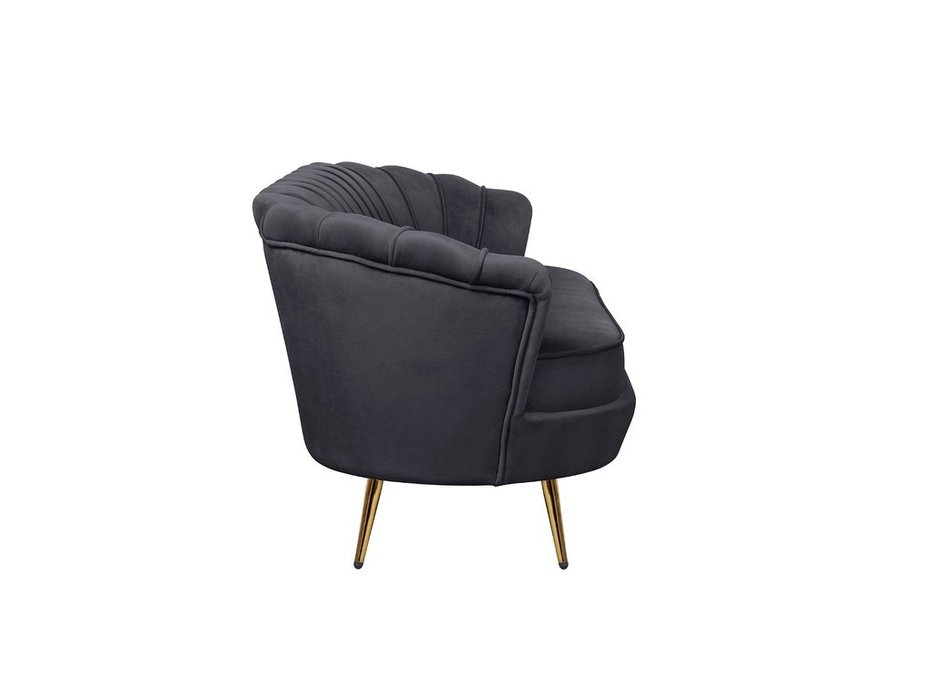 Interior: Pearl Triple: диван 3 местный ракушка (черный)