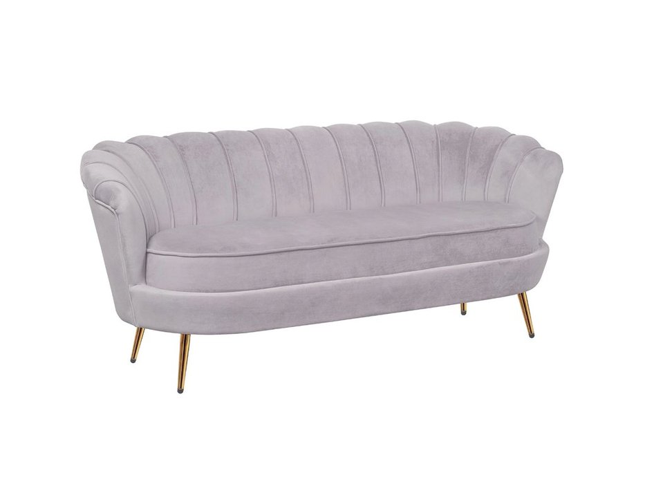 Interior: Pearl Triple: диван 3 местный ракушка (серый)