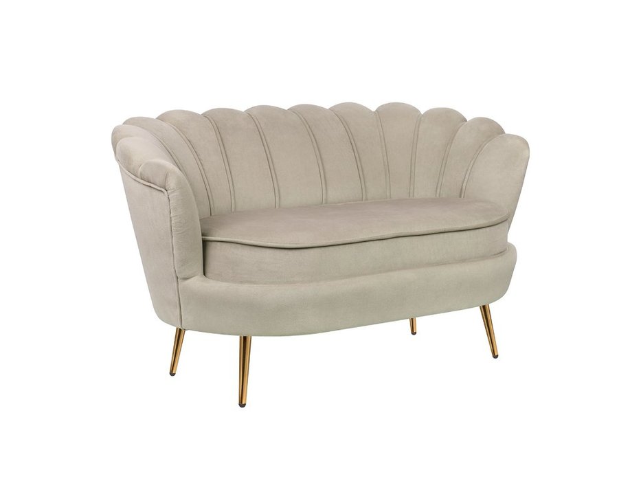 Interior: Pearl Double: диван 2 местный (светло коричневый)