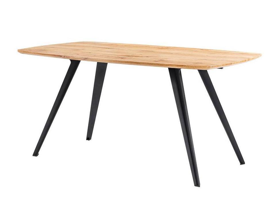 ESF: Modern: стол обеденный  (светлое дерево, черный)