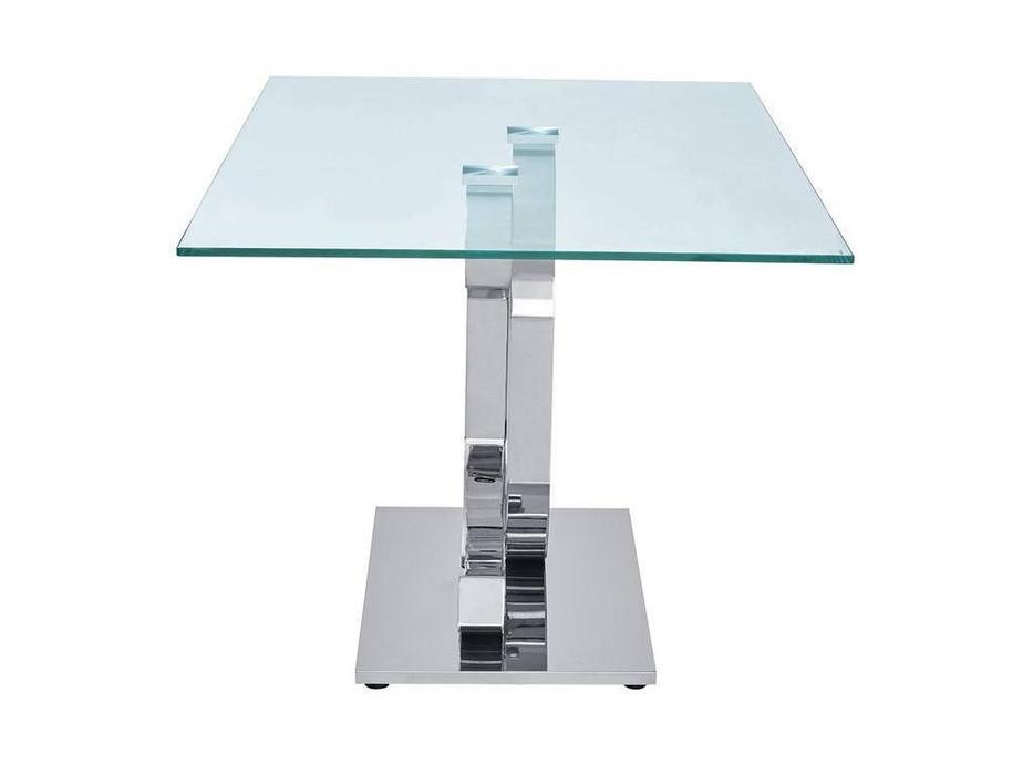 ESF: Modern: стол обеденный  (хром, стекло)