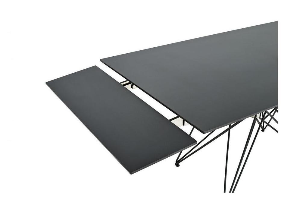 ESF: стол обеденный раскладной 160  (черный камень)
