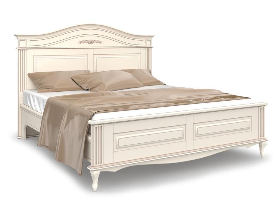 Arco: Прованс: кровать 180х200  (белый, патина)