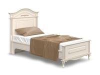Arco: Прованс: кровать 90х200  (белый, патина)
