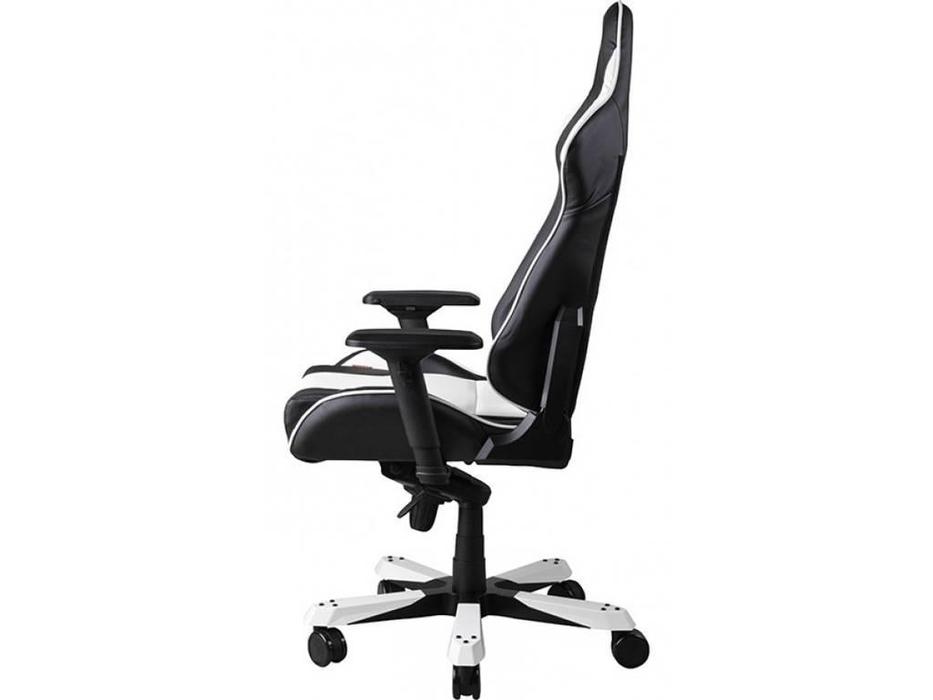 DXRacer: King: кресло компьютерное  (черный, белый)