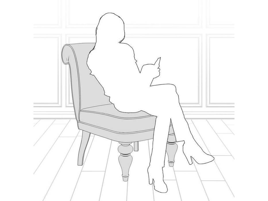 LAtelier Du Meuble: Лира: кресло  (бежевый, белый)