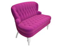 LAtelier Du Meuble: Canapes: диван 2-х местный  (розовый, белый)