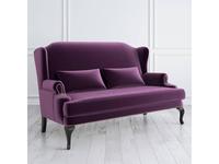 LAtelier Du Meuble: Френсис: диван 2 местный  (фиолетовый, черный)