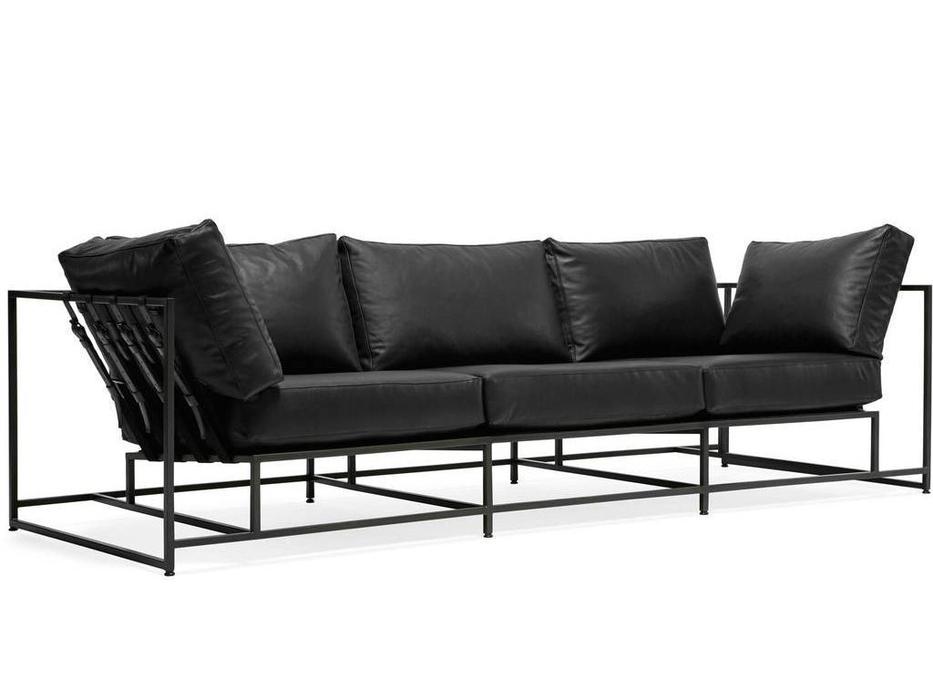 The Sofa: Loft: диван 3-х местный Лорд (черный)