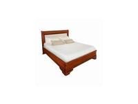 Timber: Палермо: кровать 160х200 без изн-я с мягкой спинкой  (янтарь)