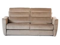 F. Divani: Дина-Шик: диван 3-х местный раскладной тк. Gordon (синий, шоколад, горчичный)