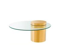 Eichholtz: Equilibre: стол журнальный  (металл, стекло)