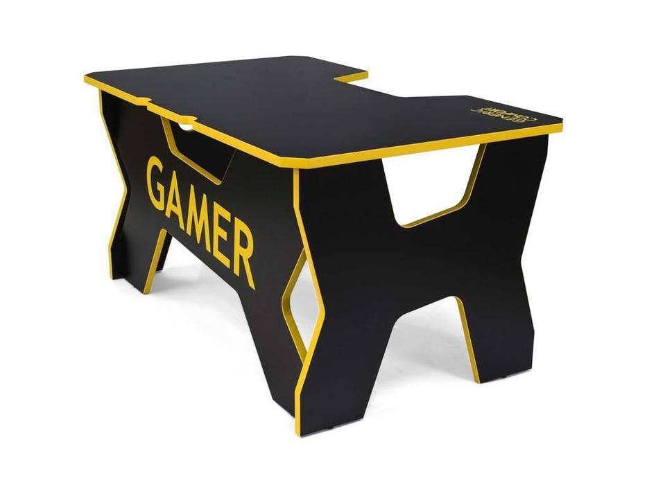 Generic Comfort: Gamer: стол компьютерный  (черный, желтый)