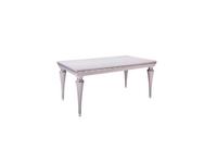 Лорес: Далорес: стол обеденный  Далорес 3 (белый, серебро)