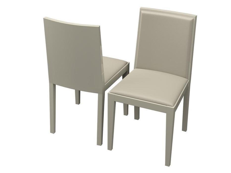 Mod Interiors: Vigo: стул  (серо бежевый лак)