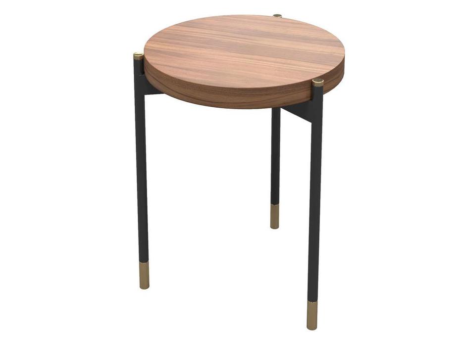 Mod Interiors: Benissa: столик приставной  (шпон ореха, черный)