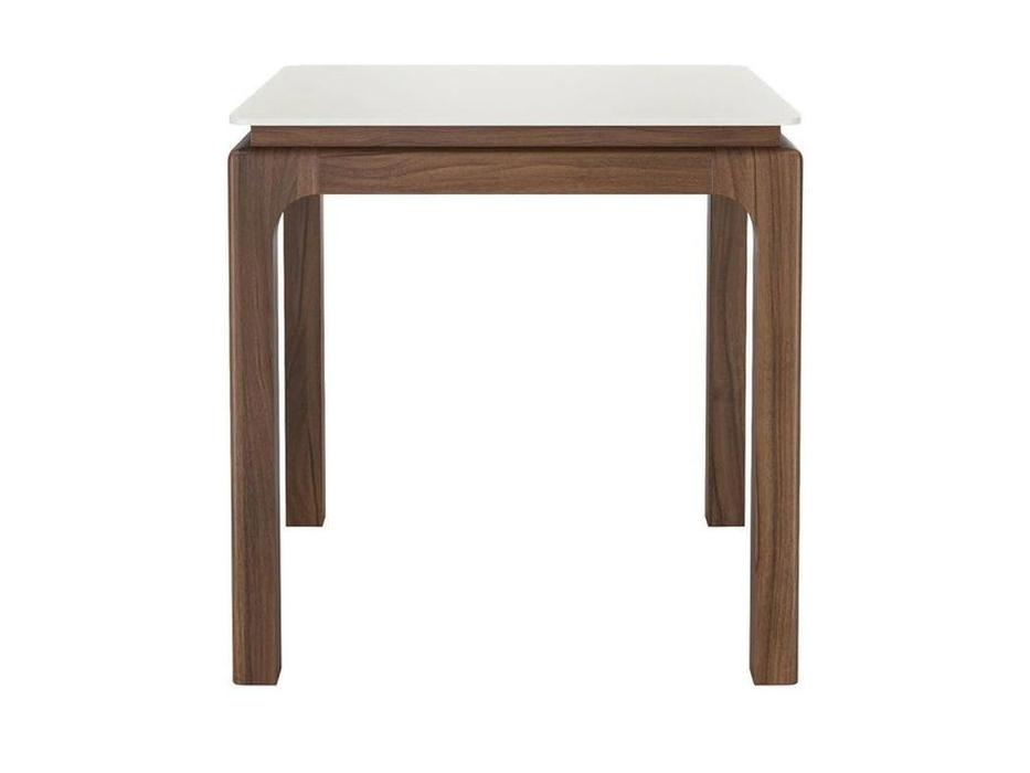 Mod Interiors: Calpe: стол  приставной (светло-серый/орех)
