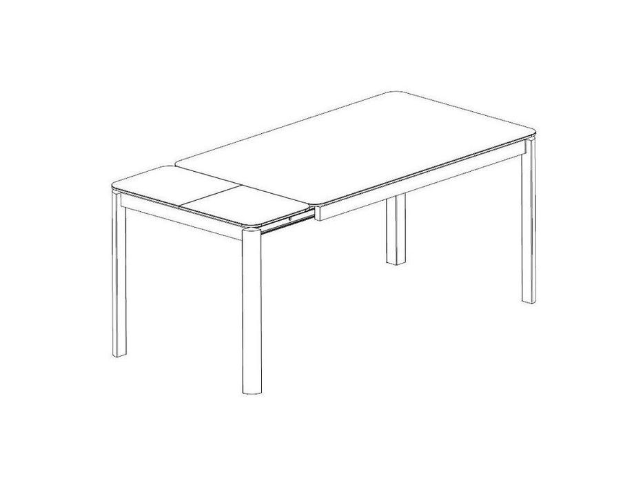Mod Interiors: Toledo: стол обеденный раскладной  (серый)