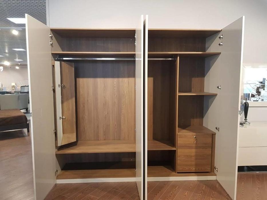 Mod Interiors: Vigo: шкаф 4 дверный  (бежевый)