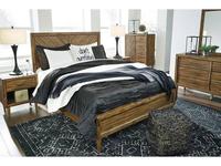 Ashley: Broshtan: кровать двуспальная  (коричневый)