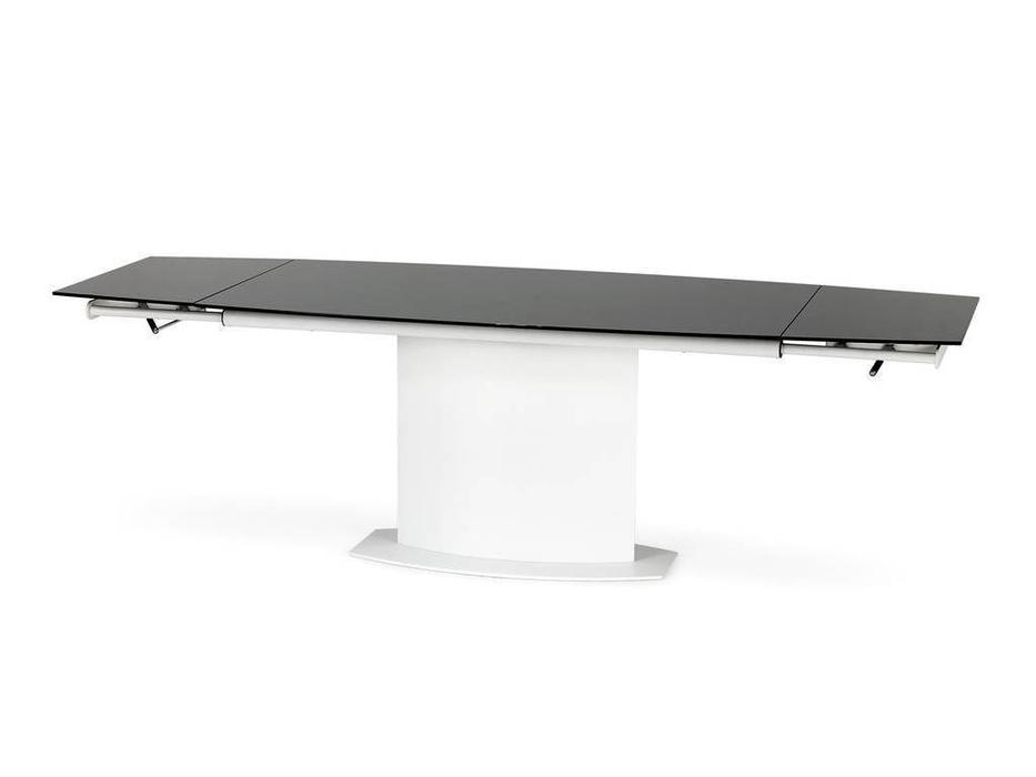 Halmar: Anderson: стол обеденный раскладной (черно-белый)