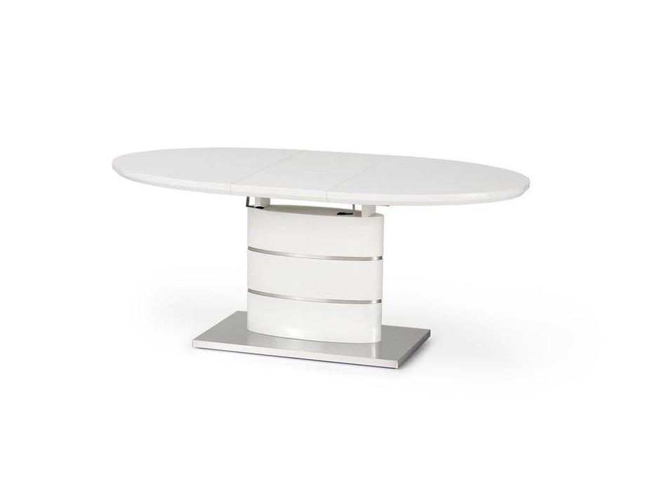 Halmar: Aspen: стол обеденный раскладной (белый)