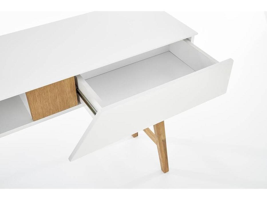 Halmar: KN1: стол письменный (белый)