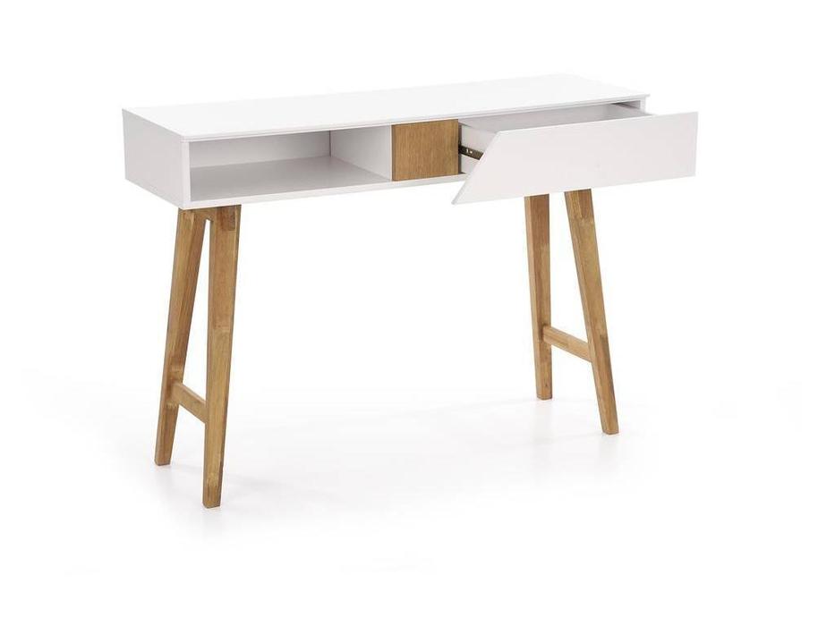 Halmar: KN1: стол письменный (белый)