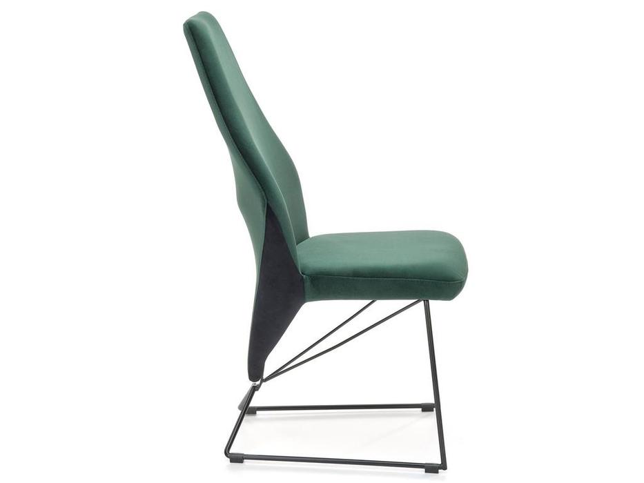Halmar: K485: стул (темно-зеленый, черный)