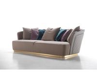 Goldconfort: Ulisse: диван 3 местный (золото, ткань)