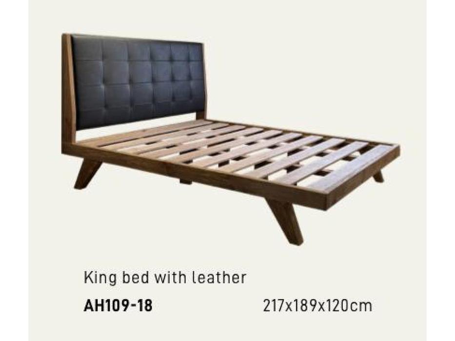 CUF Limited: Wooden Vintage Loft: кровать 180х200  (дуб)