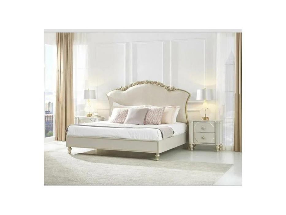 FurnitureCo: Paola: кровать двуспальная 180х200 (крем)