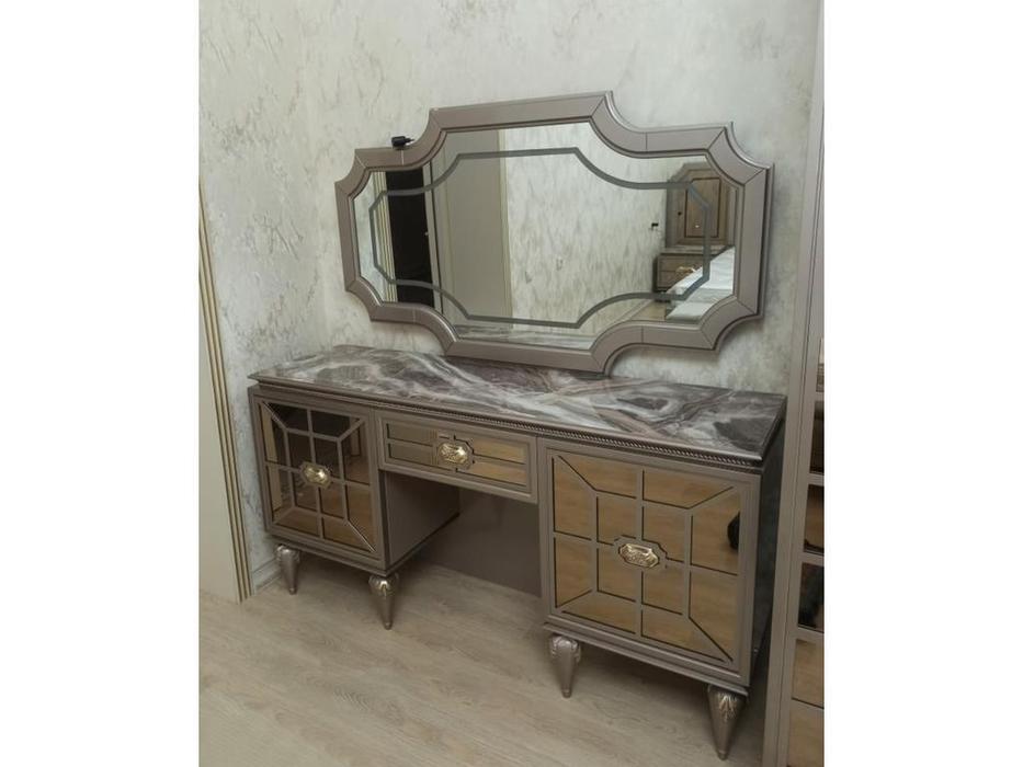 FurnitureCo: Гвинет: стол туалетный  с зеркалом