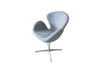 Bradexhome: Swan Chair: кресло  (светло-серый)