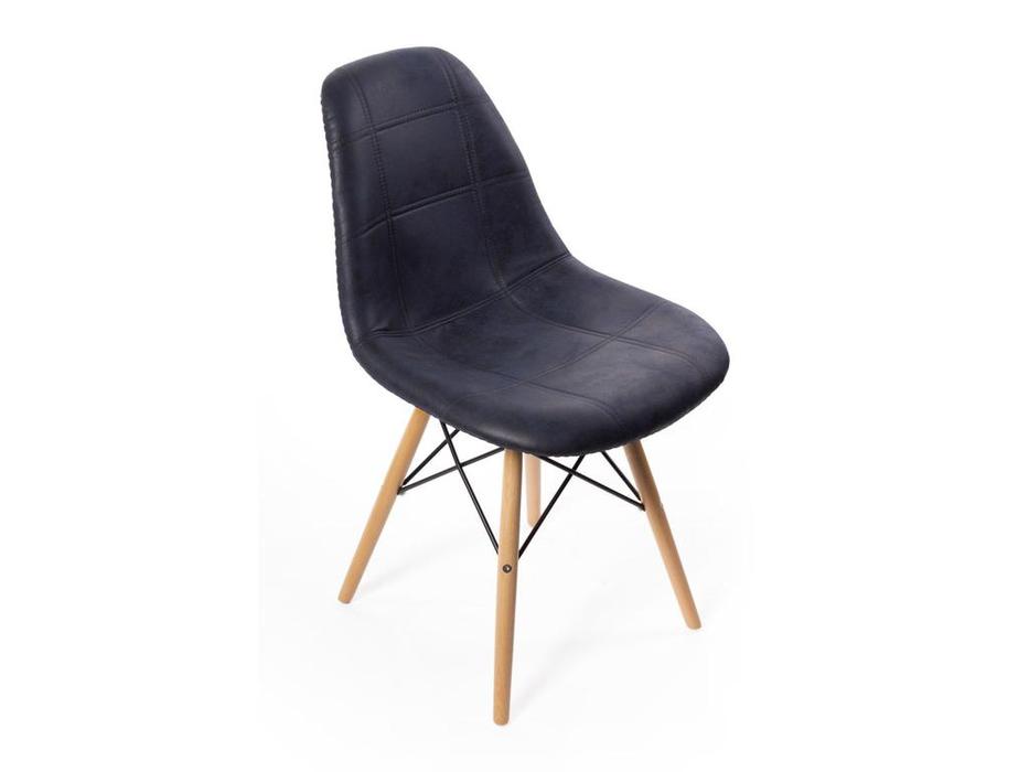Bradex: Eames DSW leather: стул  (черный)