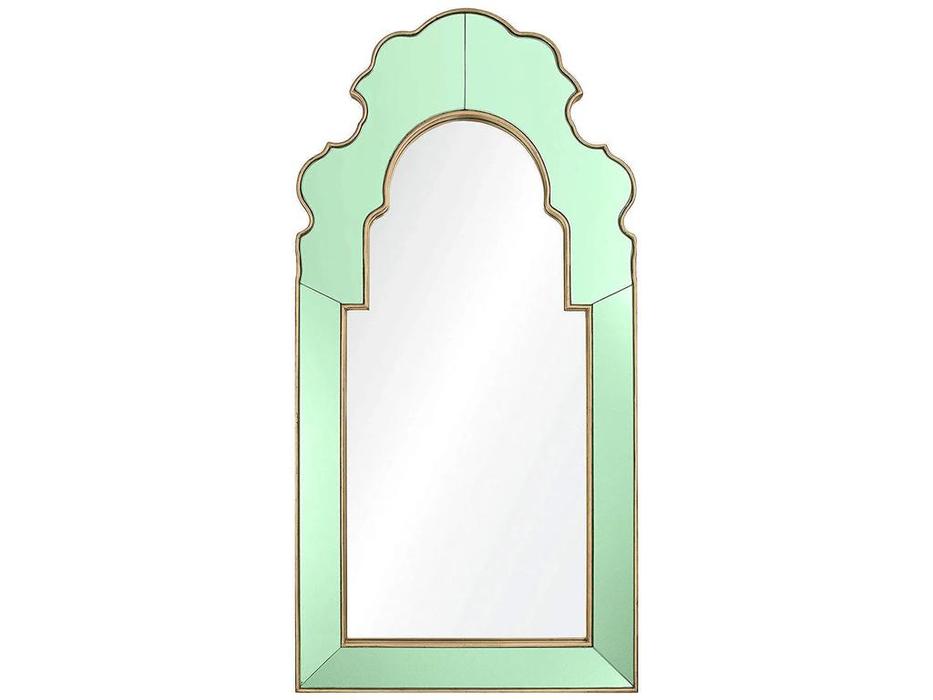 Hermitage: Кальяри: зеркало арочное  (зеленый)