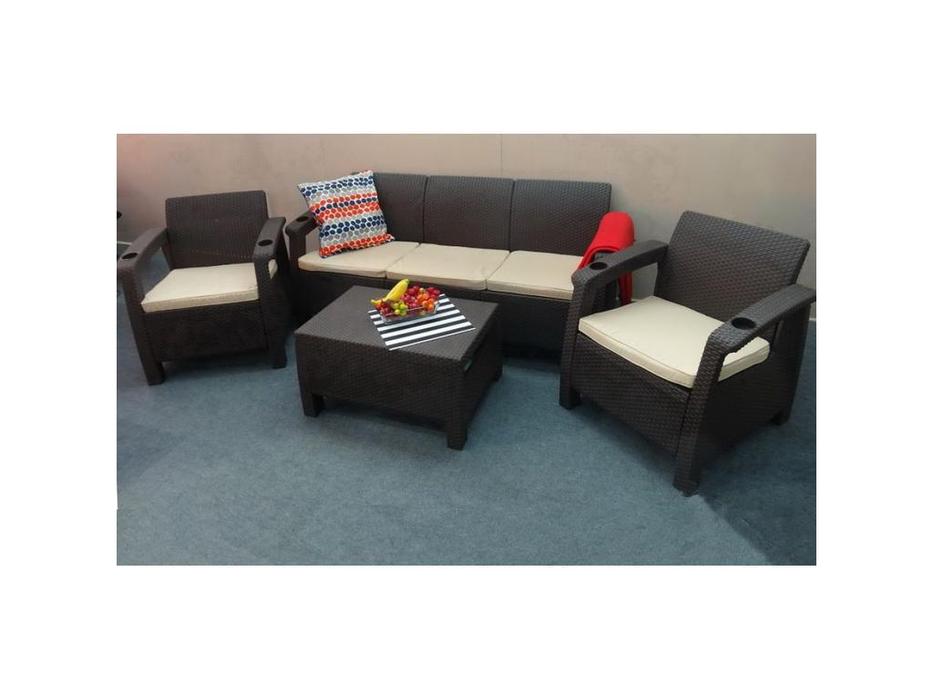 Tweet: Terrase Set Max: комплект мягкой мебели (венге)