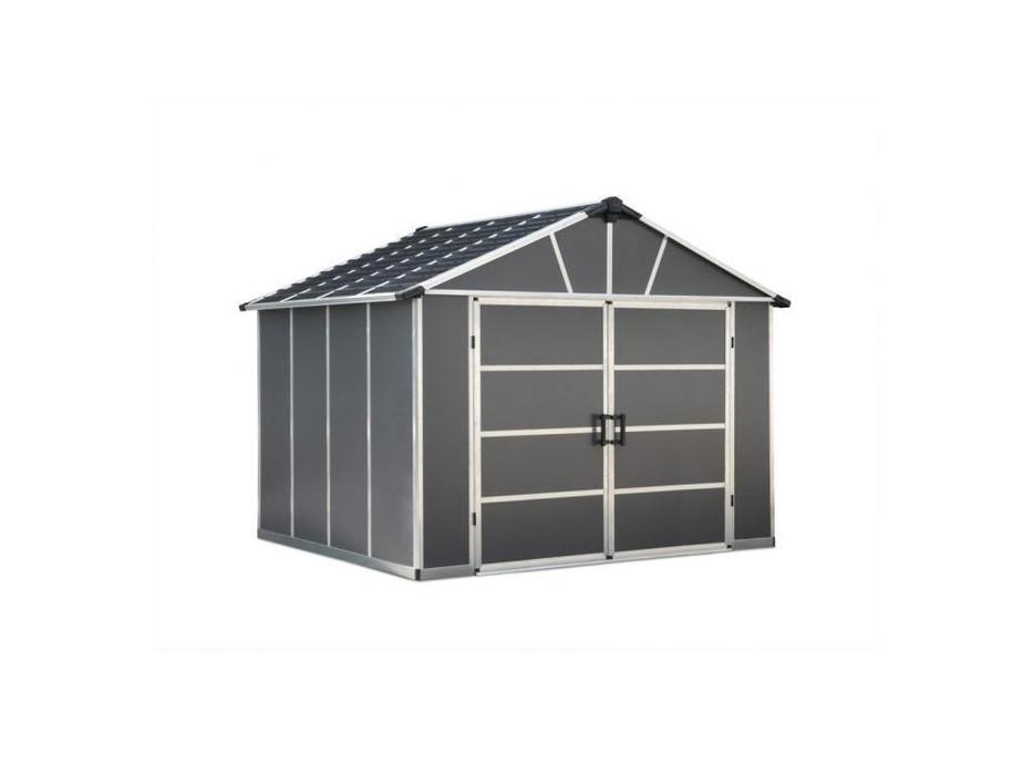 Palram: Canopia Yukon: сарай хозяйственный Garage Shed 11х9 (серый)