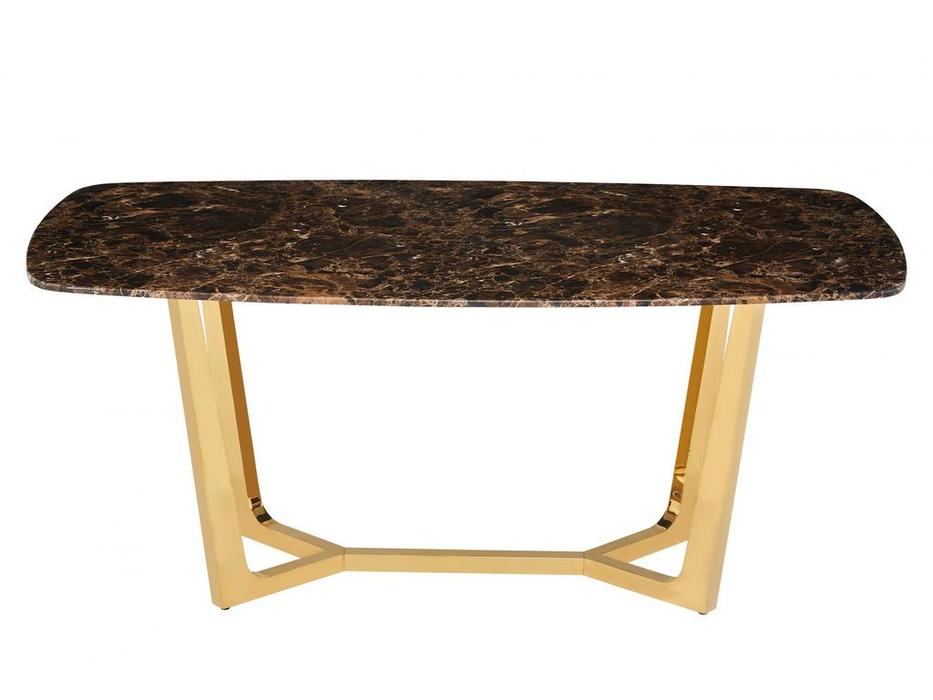 Linhai Lanzhu: Ланс: стол обеденный  (коричневый мрамор)